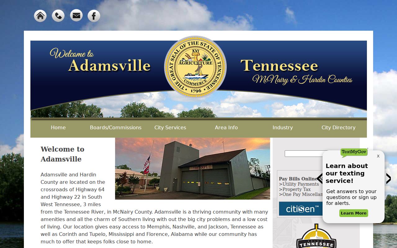 McNairy County traffic ticket Adamsville City Hall route